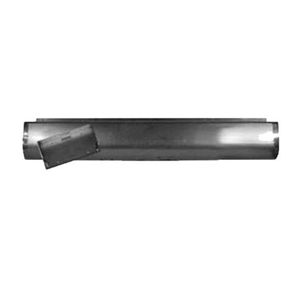 Airbagit Airbagit ROL-RP-32E 1987 To 2003 Mitsubishi Mighty Max D50 Pickup Rear Steel Rollpan Fabricated - Angled Left ROL-RP-32E